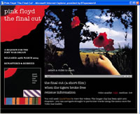 Click to visit the updated Official Pink Floyd site