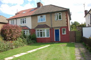 Front view of Syd Barrett's former home at 6 St Margarets Square, Cambridge