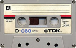 An old TDK C60 cassette tape!
