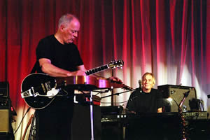 David Gilmour and Richard Wright performing at David's 60th Birthday party.