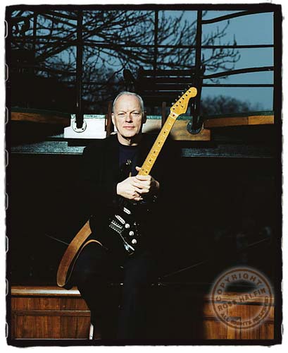 David Gilmour With Original Black Strat