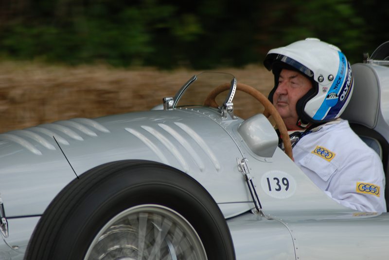 Nick Mason at the Goodwin Festival of Speed in his rare Audi 385