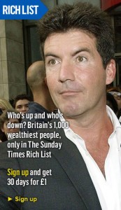 The Times Rich List 2011 The Times Rich List 2011