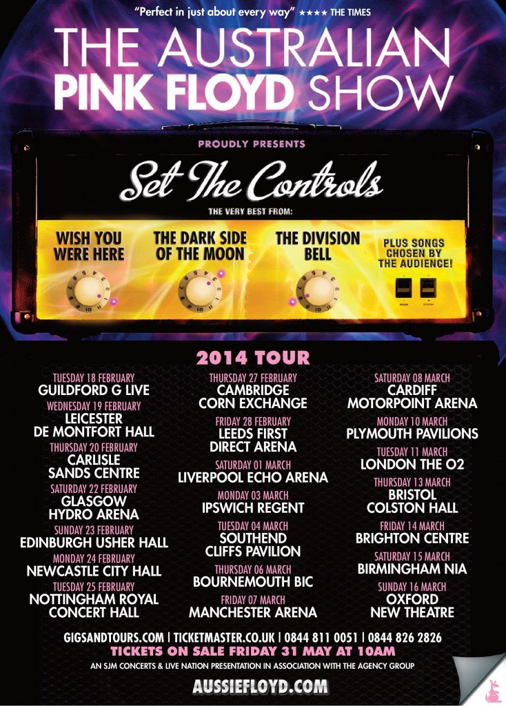 Australian Pink Floyd 2014 Tour Dates