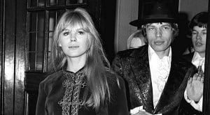 Mick Jagger and Marianne Faithfull