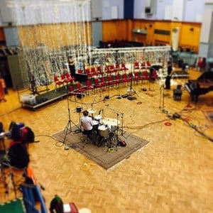 Nick Mason Drumming in  Abbey Road Studios