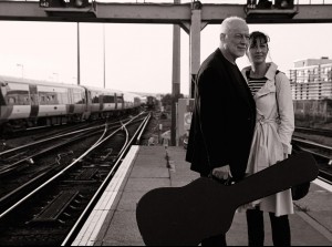 David Gilmour and wife Polly Samson