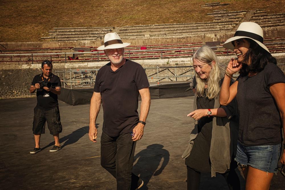 David Gilmour Polly Samson Pompeii 2016