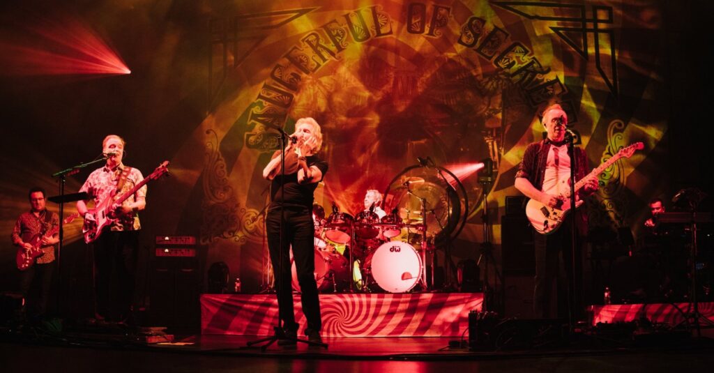 Guy Pratt in Nick Masons Saucerful of Secrets including Roger Waters