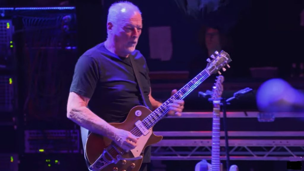 David Gilmour Playing Guitar