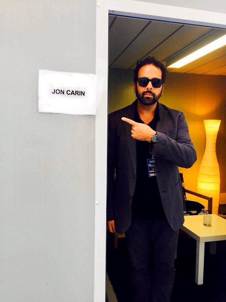 Jon Carin Backstage