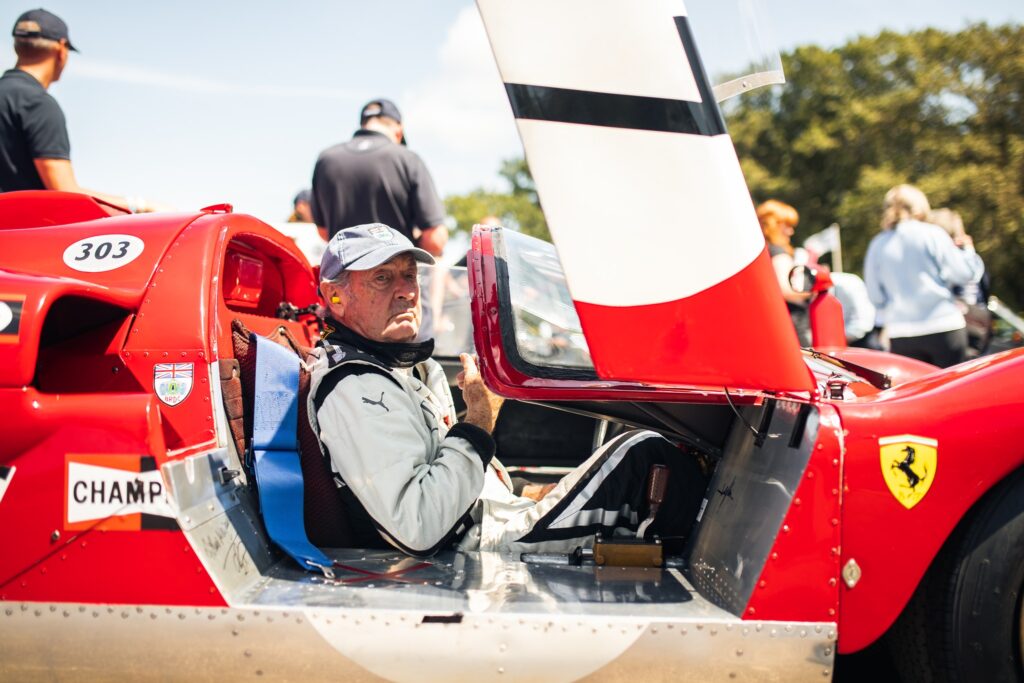 Nick Mason Ferrari Goodwood Festival of Speed