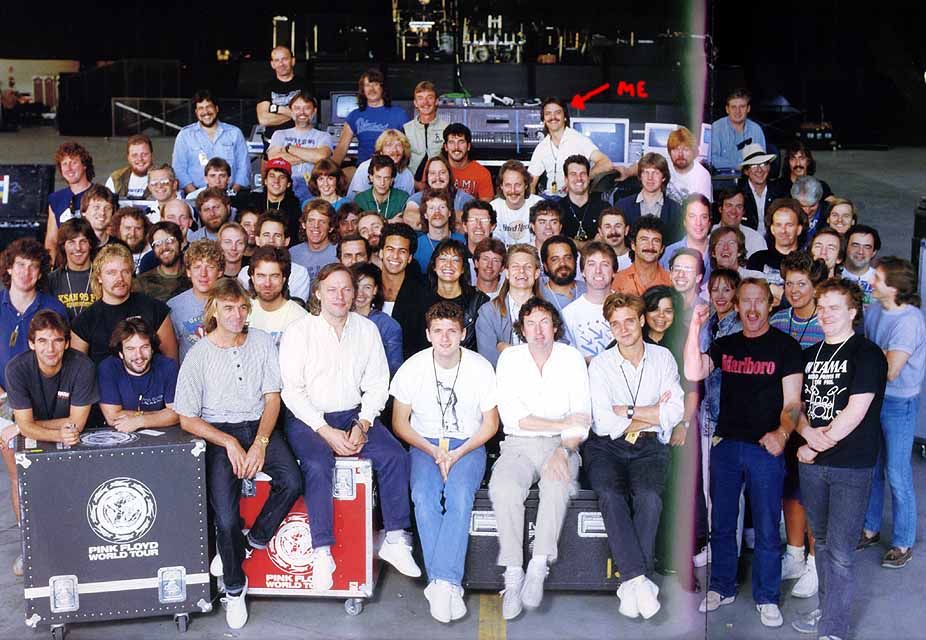 Pink Floyd Stages and Backstage Production