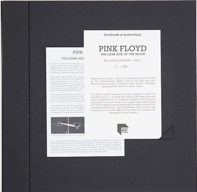 EMI Tape Box Folio Pink Floyd 5