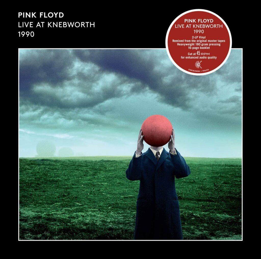 Pink Floyd Live at Knebworth 1990 LP Cover