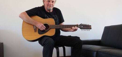 Mark Barrett with Syd Barrett Guitar Cheffins
