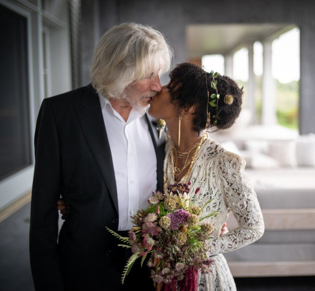 Roger Waters Wedding 2021 to Kamilah Chavis, 43