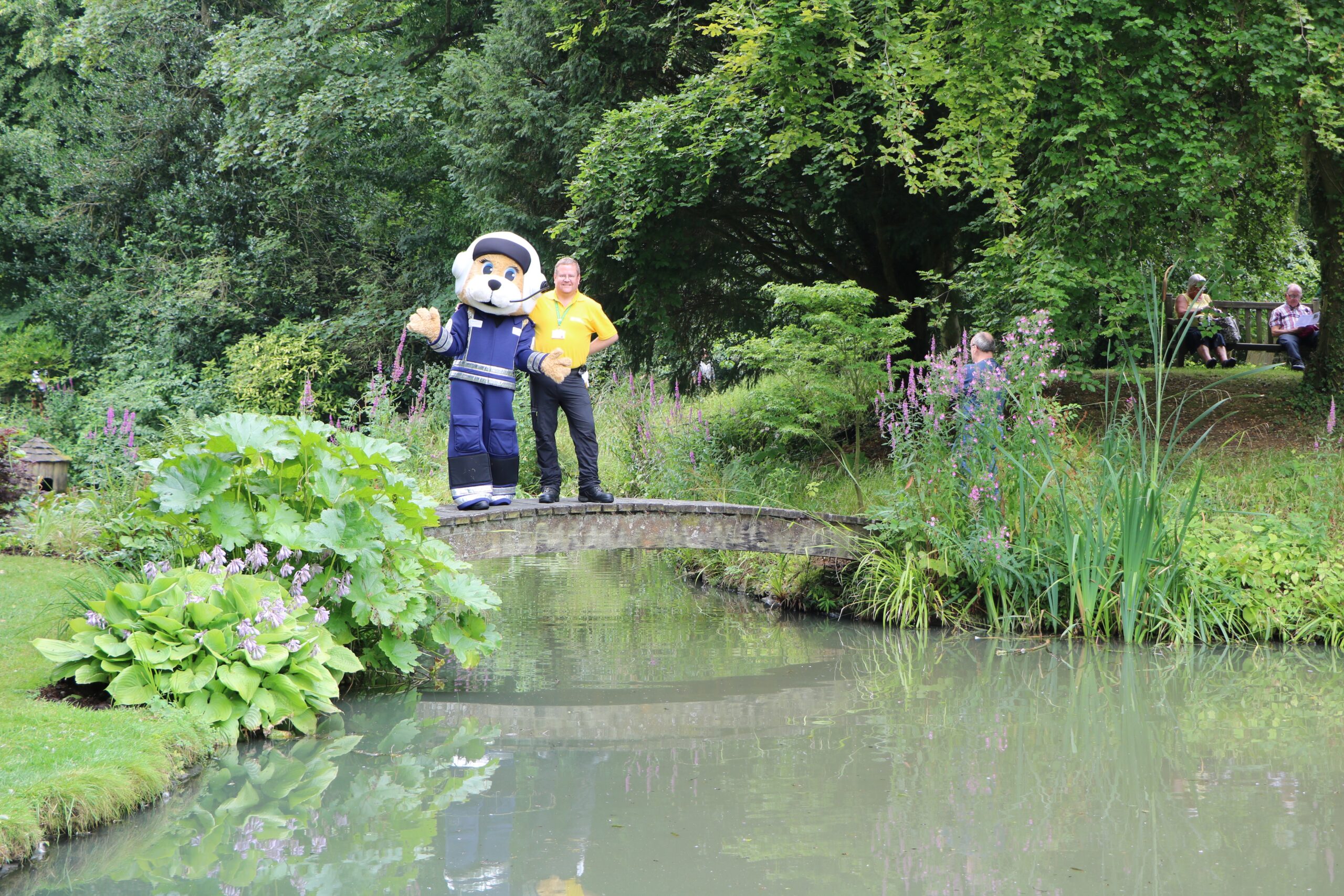 Nick Mason Open Garden Bridge over Water