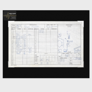 Abbey Road Pink Floyd Dark Side of the Moon Session Sheet