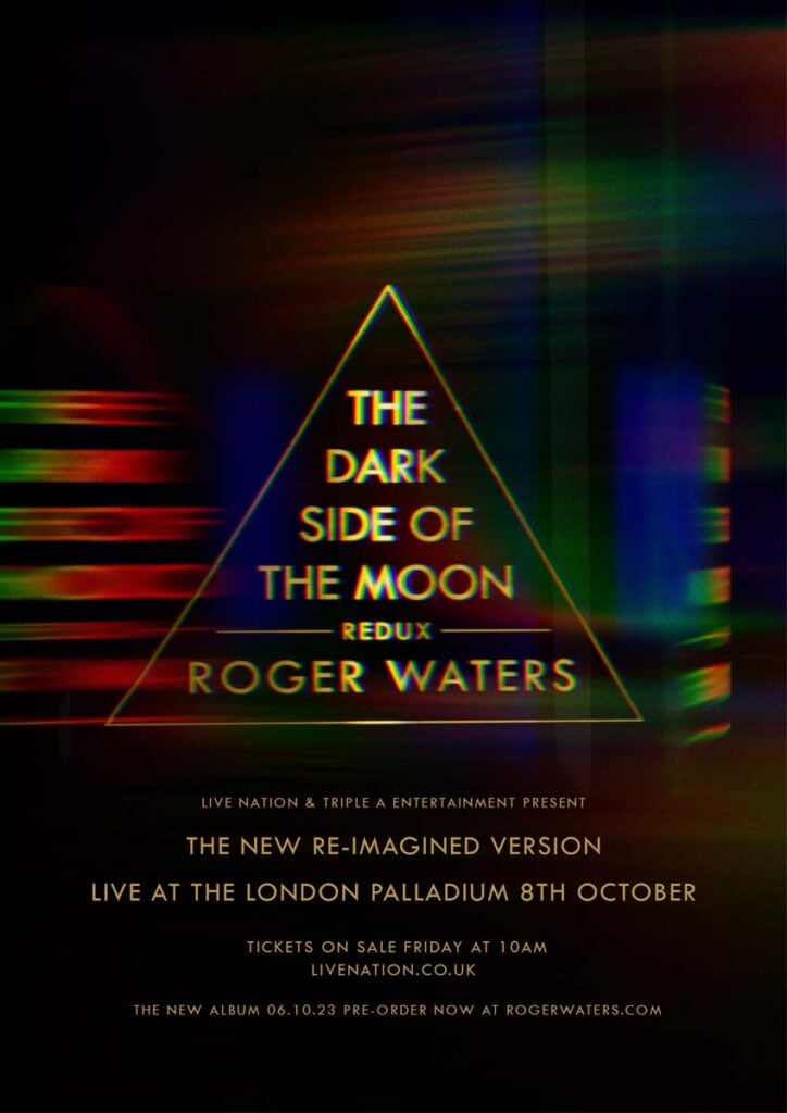 Roger Waters to Perform Dark Side of the Moon Redux Live in London in 2023