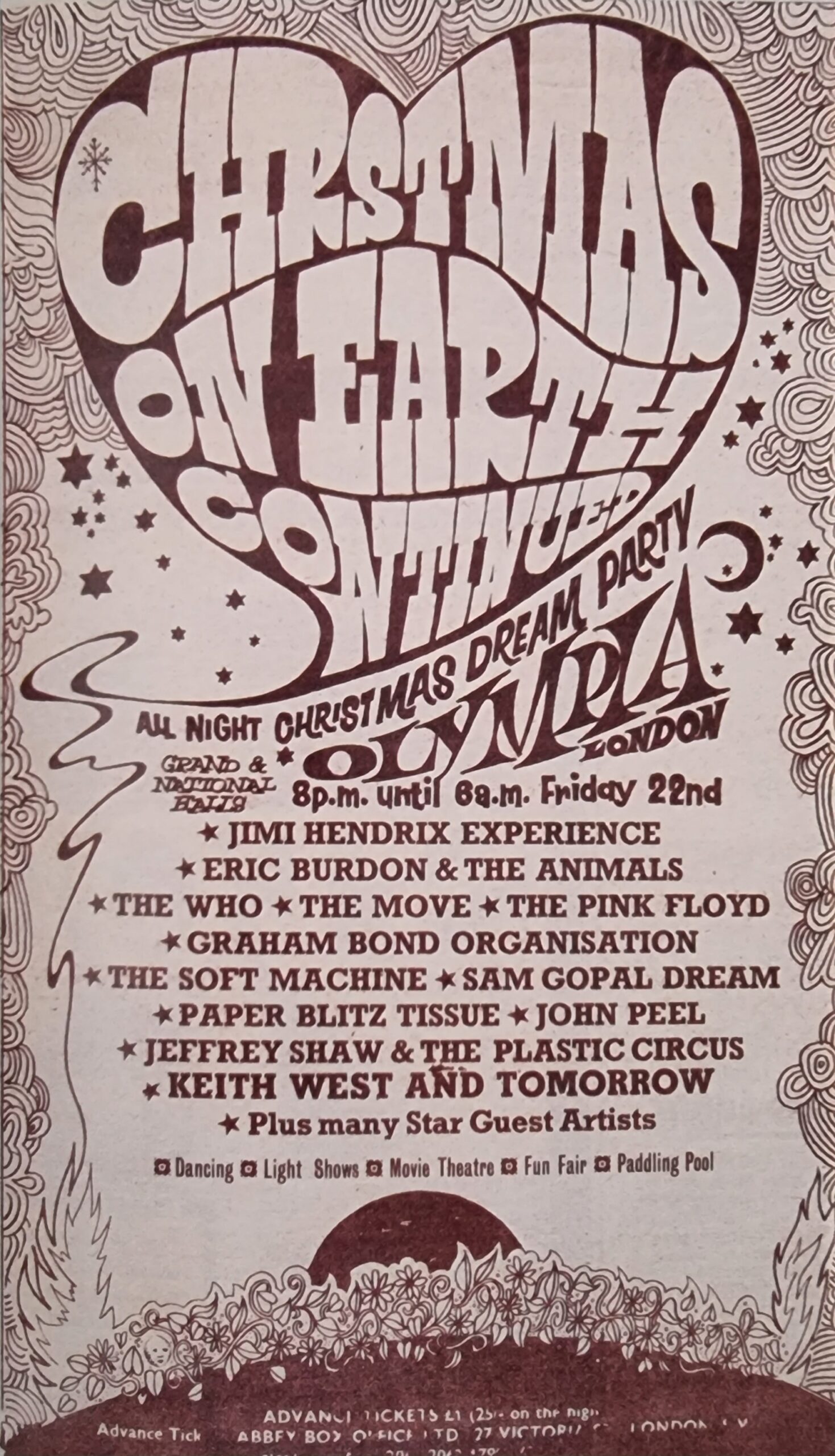 Pink Floyd Christmas on Earth Continued Poster