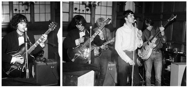 The Spectrum Five is basically Pink Floyd. The members are Roger “Syd” Barrett – Vocals, Rhythm Guitar, Bob Klose – Guitar, harmonica, vocals, Nick Mason – Drums, Roger Waters – Bass, vocals and Richard Wright – Keyboards, Vocals.