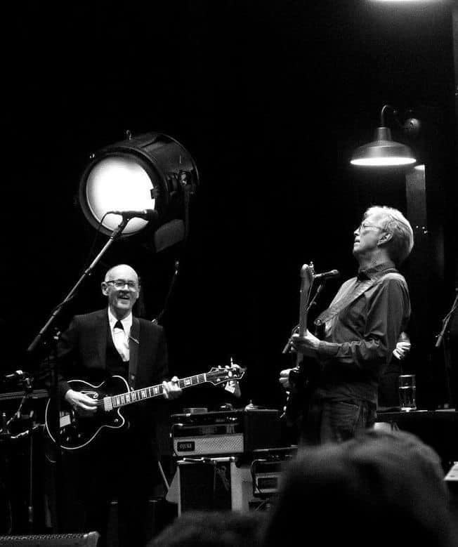 Andy Fairweather Low with Eric Clapton. USA September 2023. Photo: David Tanner
