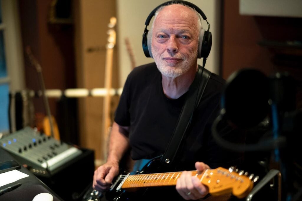 David Gilmour New Album Recording Studio 2024 [Pic: Polly Samson]