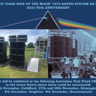 Pink Floyd Dark Side of the Moon Sound System 1973