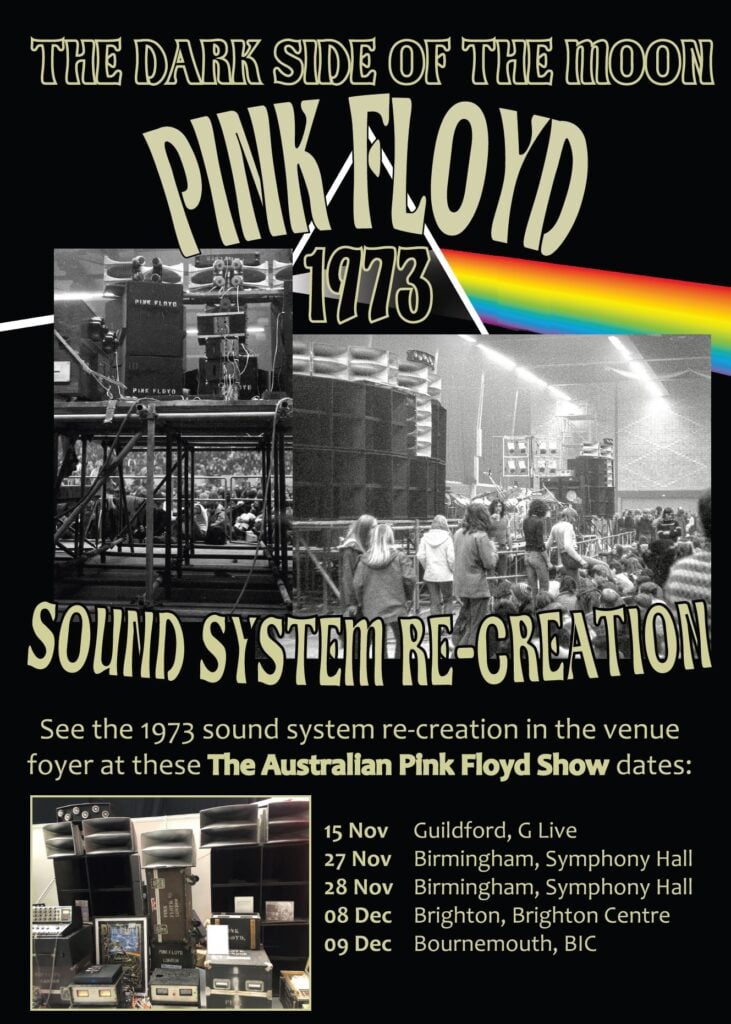 Pink Floyd PA System Flyer