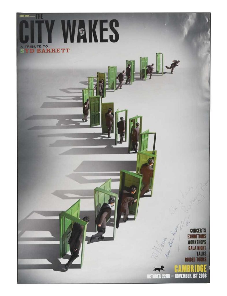 Syd Barrett Auction - Cheffins - Lot 155 - City Wakes Poster