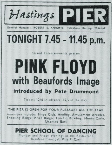 1967 Syd Barrett's Last Performance with Pink Floyd Hastings Pier