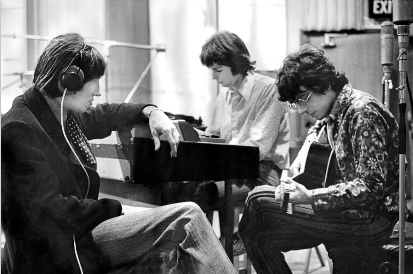 1968 Pink Floyd Abbey Road Studios with Syd Barrett