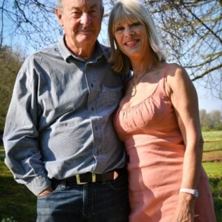 Nick Mason with wife Annette Mason