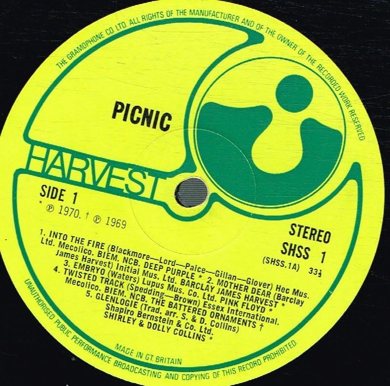 Picnic – A Breath of Fresh Air (1970) Side 1