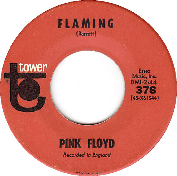 Pink Floyd Flaming 7" Single USA November 1967