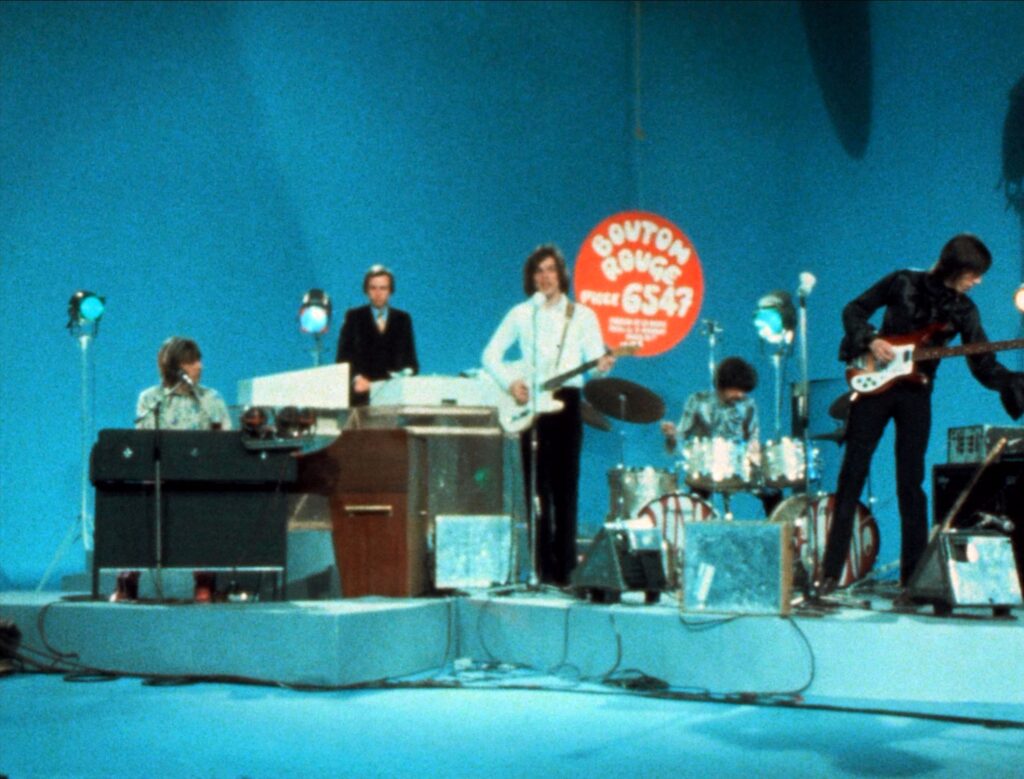 1968 Pink Floyd Bouton Rouge Live TV Band on Stage