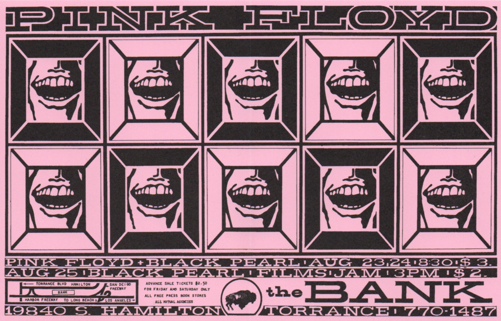 1968 Pink Floyd at The Bank Flyer