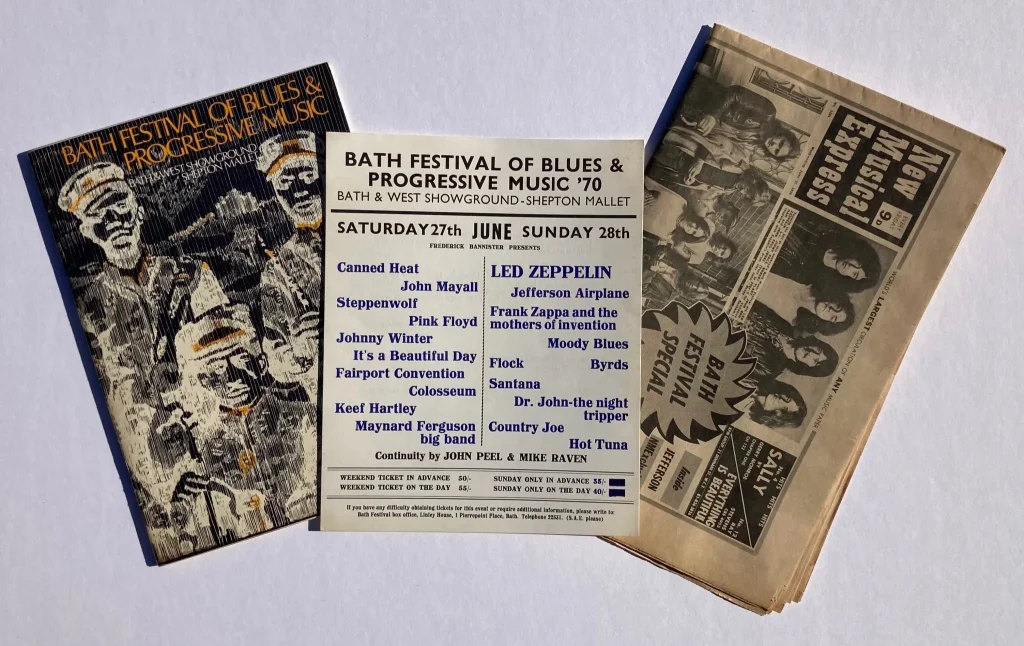 1970 June 27 28 Bath Festival of Blues Pink Floyd 1