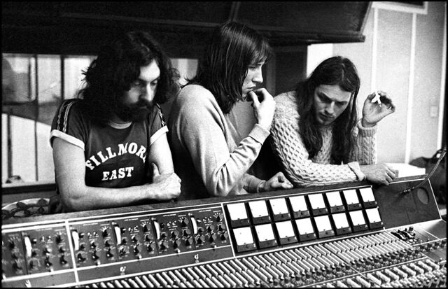 1971 Pink Floyd at Air Studios Recording Meddle