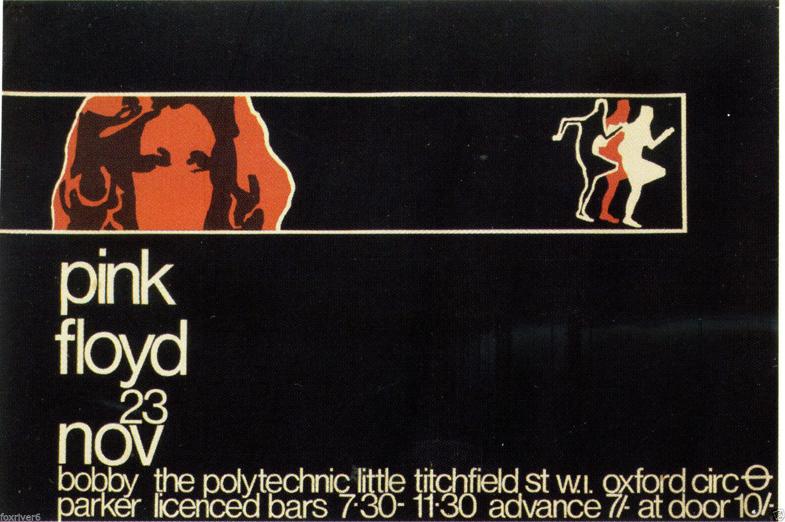 23 November 1968 Pink Floyd Regent Street Polytechnic