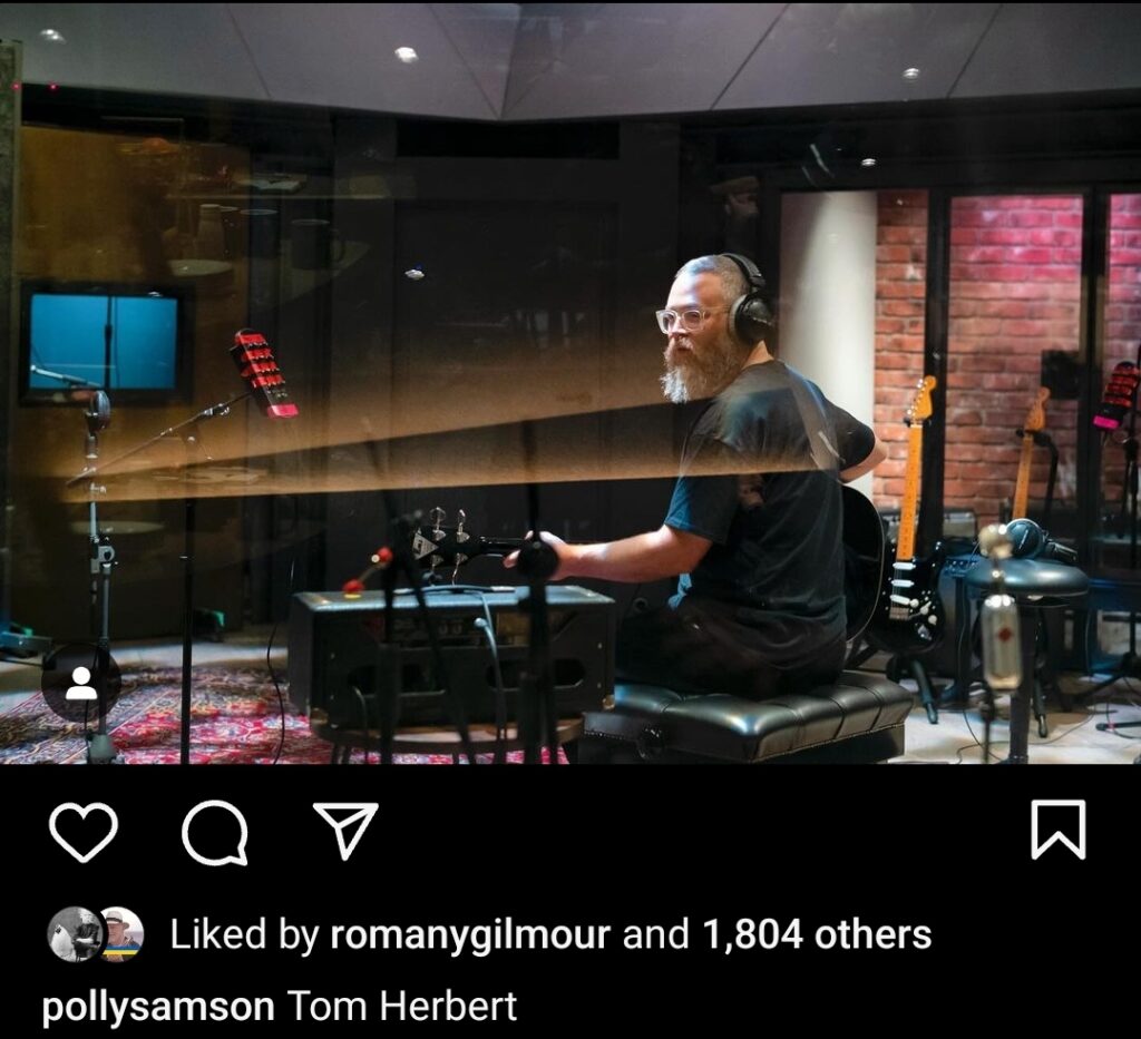 David Gilmour New Album 2024 Tom Herbert on Bass