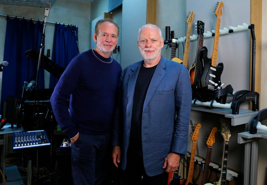 Phil Manzanera and David Gilmour