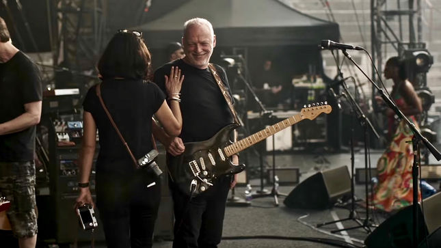 David Gilmour on the road touring