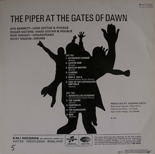 Piper at the Gates of Dawn Silhouette