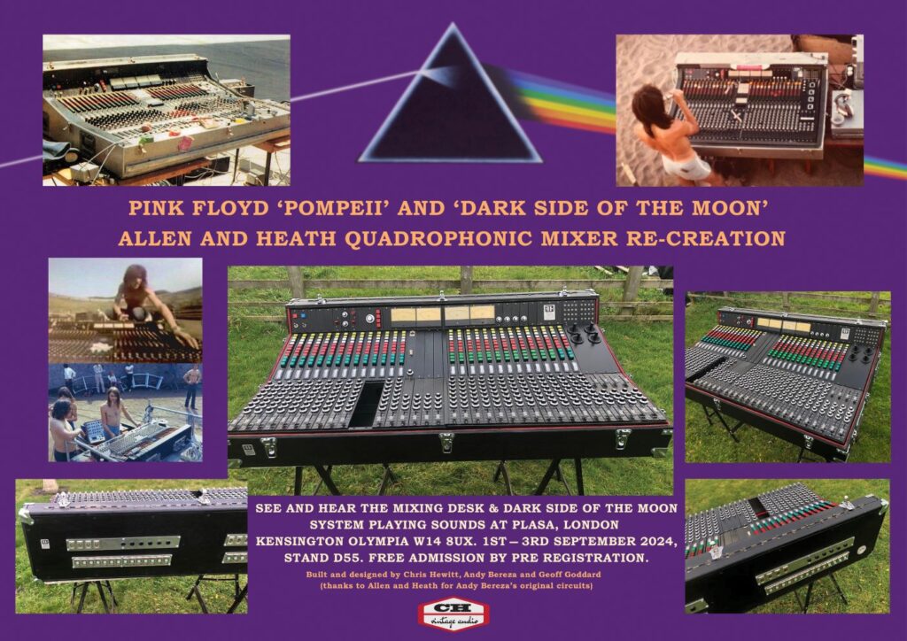 Pink Floyd mixer at PLASA Olympia London