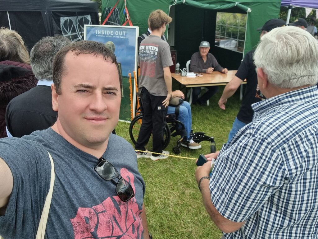 NPF blogger Keith with Nick Mason