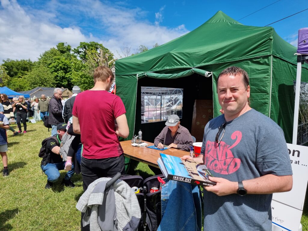 NPF blogger Keith with Nick Mason