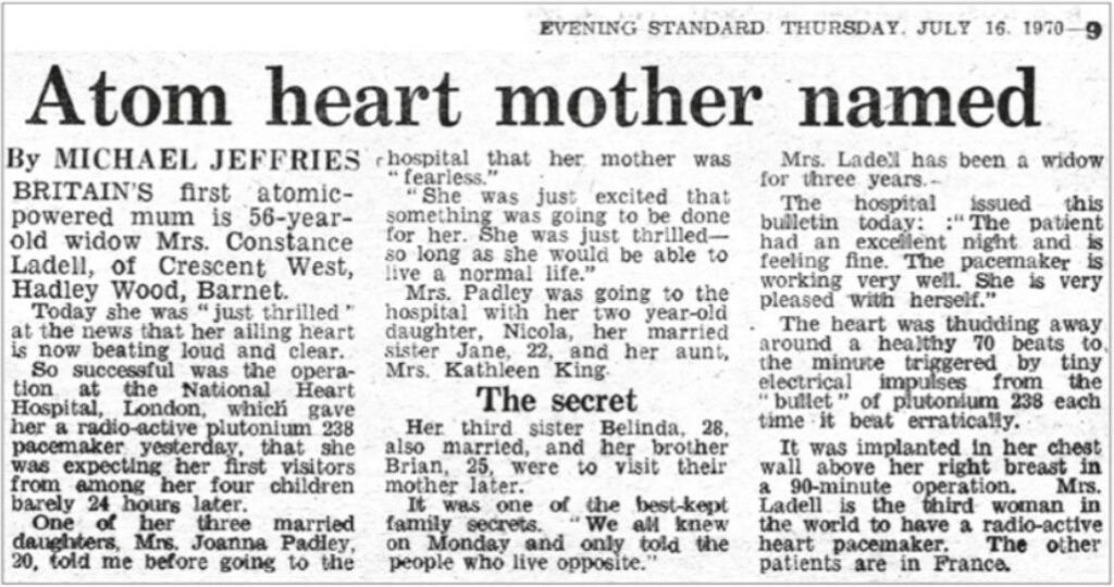 1970-07-16 Evening Standard article Atom Heart Mother