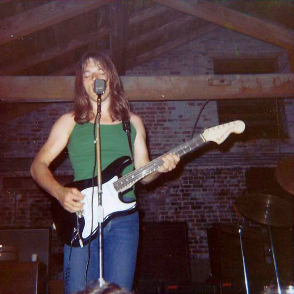 1970 David Gilmour The Warehouse New Orleans before equipment stolen